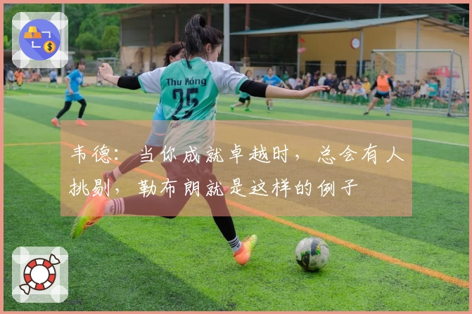 韦德：当你成就卓越时，总会有人挑剔，勒布朗就是这样的例子